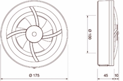 Ventilátor DUKA S7 - 9 funkcí
