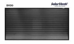 Teplovzdušný solární panel SolarVenti - SV20