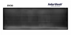 Teplovzdušný solární panel SolarVenti - SV30 (150 m²)